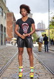 BBNYC Aluminum Collection; Women's V-Neck - Pink