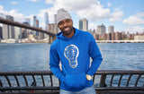 BBNYC Aluminum Collection Royal Blue & Silver Hoodie