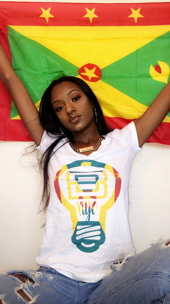 Grenada - Caribbean Collection Woman’s V-Neck