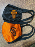 BBNYC Face Masks - Orange w/ Black Lightbulb