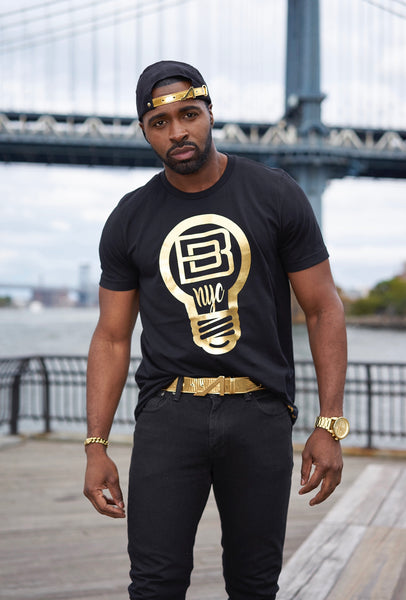 BBNYC Aluminum T-shirt Gold – BeBrillantNYC