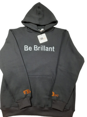 Charcoal Be Brillant Hooded Pull-Over