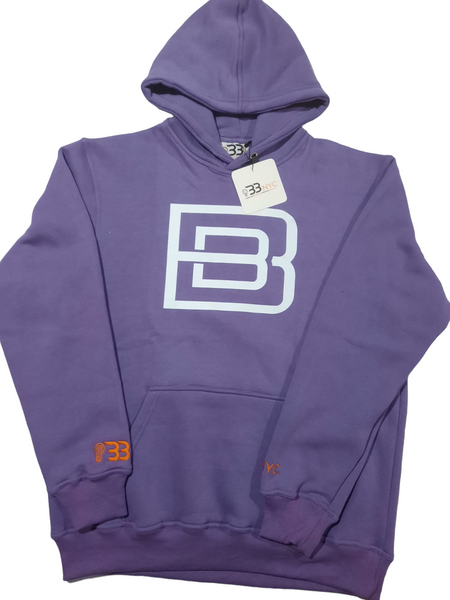 Purple Be Brillant Hooded Pull-Over