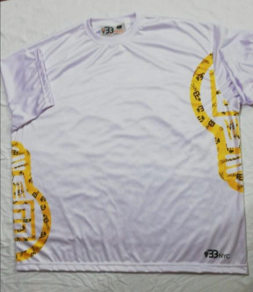 Yellow - Yin Yang Polyester T -Shirt